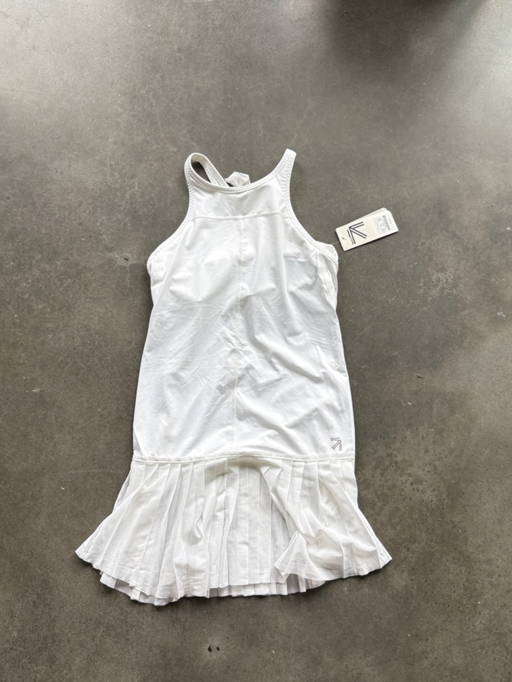 NEW J. Crew x New Balance White Pleated Sport Dress